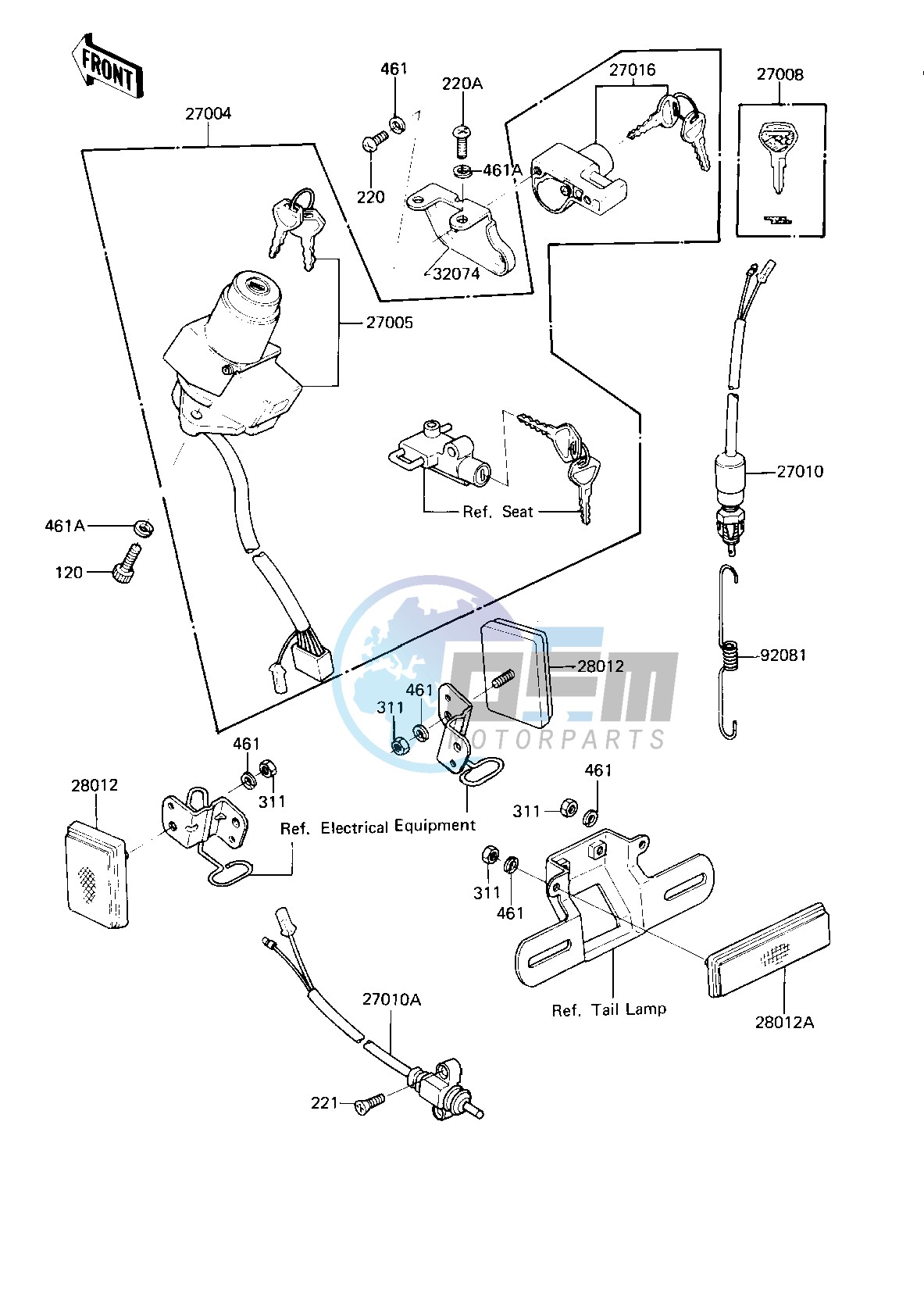 IGNITION SWITCH_LOCKS_REFLECTORS