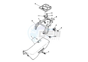 XTZ SUPER TENERE 750 drawing SEAT-CARRIER