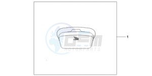 CBF1000A9 France - (F / ABS CMF) drawing TOP BOX INNERBAG