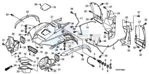 TRX500FMA Australia - (U) drawing FRONT FENDER