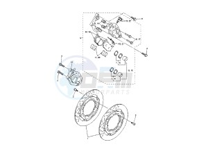 FZ6-S FAZER 600 drawing FRONT BRAKE CALIPER