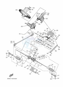 YXF850E YX85FPAP (BARP) drawing STEERING