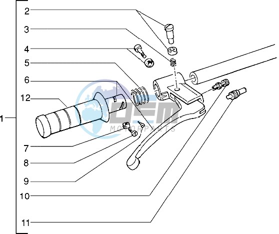 Handlebars component parts