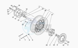 California 1100 Stone Stone drawing Rear wheel