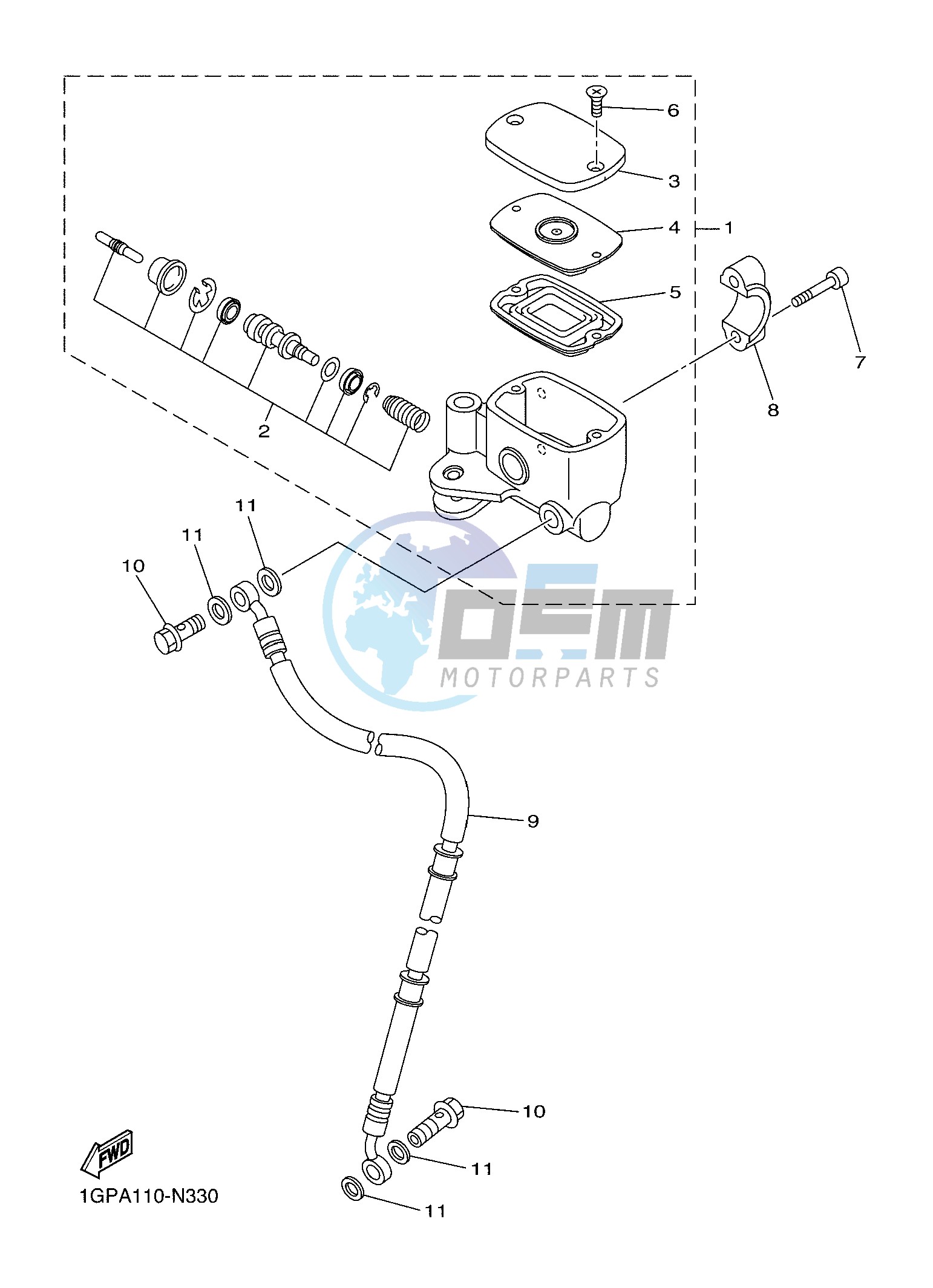 FRONT MASTER CYLINDER