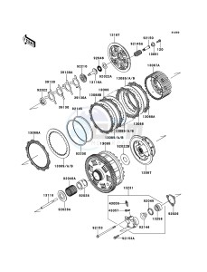 ZZR1400_ABS ZX1400FEFB FR GB XX (EU ME A(FRICA) drawing Clutch