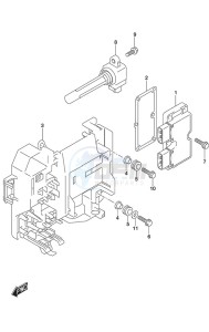 DF 200A drawing Rectifier/Ignition Coil