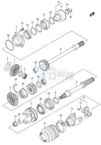 LT-A700X (E17) drawing SECONDARY DRIVE