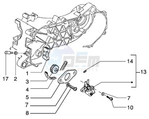 Runner 50 purejet drawing Oil pump