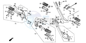 VT1100C SHADOW drawing STEP/STAND