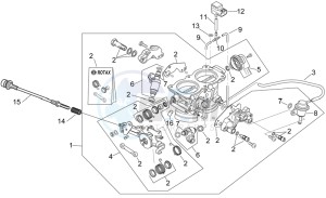 RSV 2 1000 drawing Throttle body