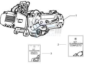 Liberty 50 4T PTT (B-NL) drawing Engine, assembly