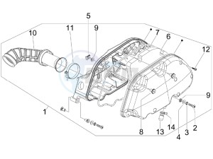 Fly 150 4t (USA) USA drawing Air filter