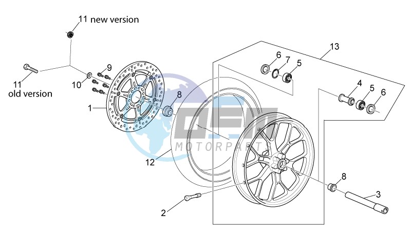 Front wheel