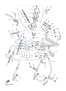 FJR1300A FJR1300-A FJR1300A ABS (B88D) drawing FRONT MASTER CYLINDER