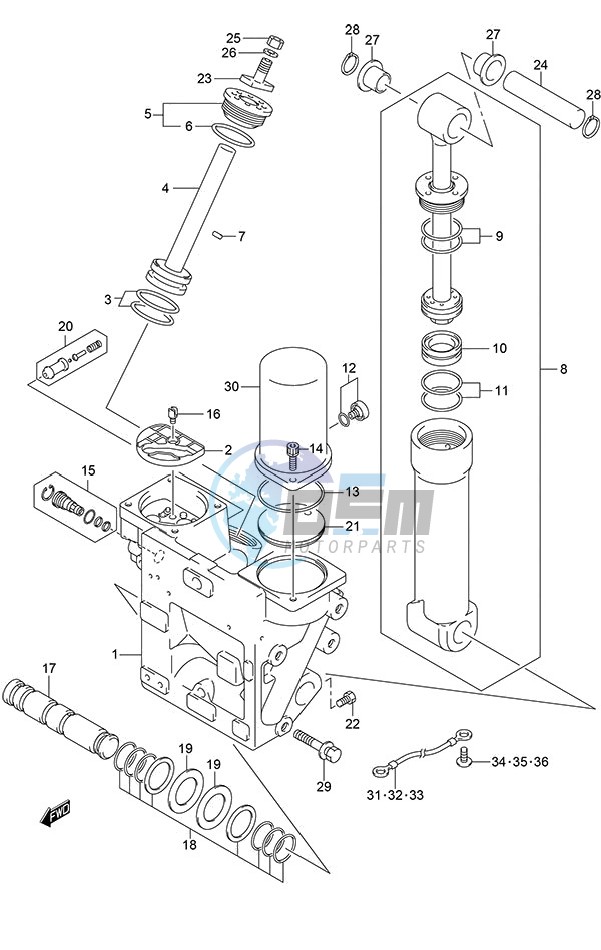 Trim Cylinder (Type: X)