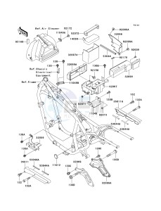 EN 500 C [VULCAN 500 LTD] (C6-C9) [VULCAN 500 LTD] drawing FRAME FITTINGS