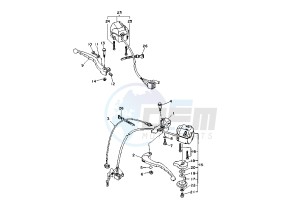 XV VIRAGO 125 drawing HANDLE SWITCH – LEVER