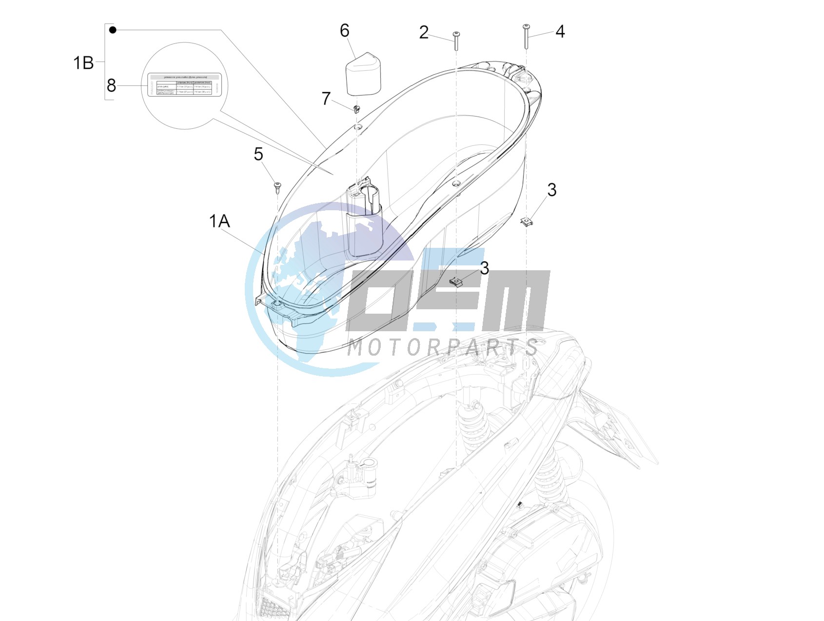 Helmet huosing - Undersaddle