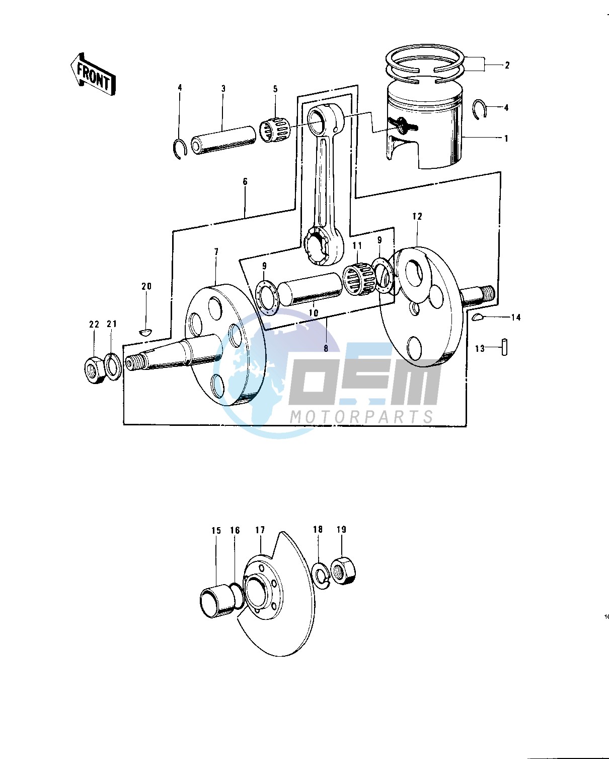 CRANKSHAFT_PISTON_ROTARY VALVE -- 70-73- -