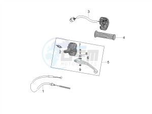 SCARABEO 50 2T CARBURATORE E4 STREET (EMEA) drawing Rear master cylinder