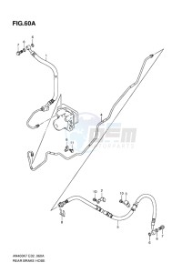 AN400Z ABS BURGMAN EU-UK drawing REAR BRAKE HOSE