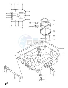 GSX600F (E2) Katana drawing OIL PAN