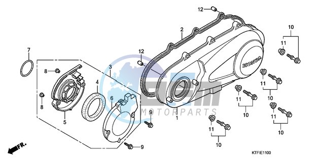 LEFT CRANKCASE COVER