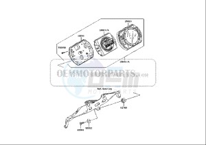 ZX-10R NINJA - 1000 cc (EU) drawing METER