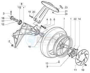 Nexus 500 drawing Rear Wheel