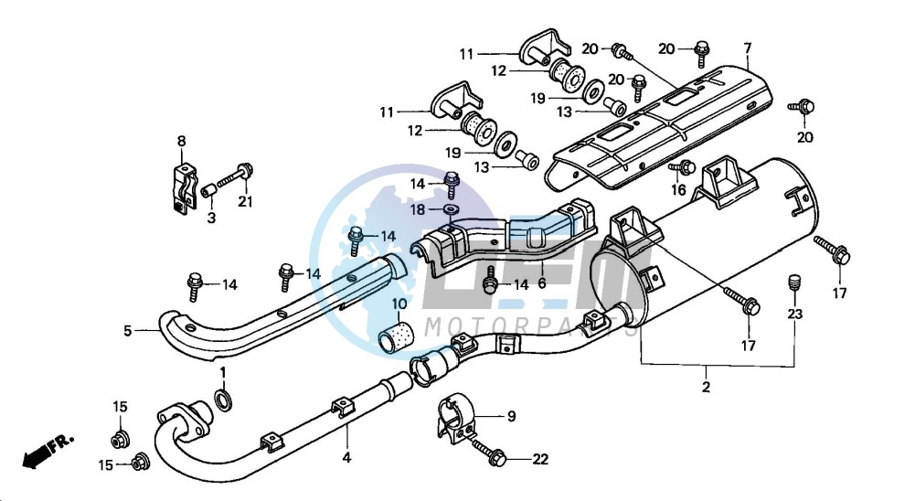 EXHAUST MUFFLER