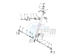 YFA BREEZE 125 drawing STEERING