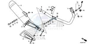 CBR300RAF CBR300RA Europe Direct - (ED) drawing EXHAUST MUFFLER