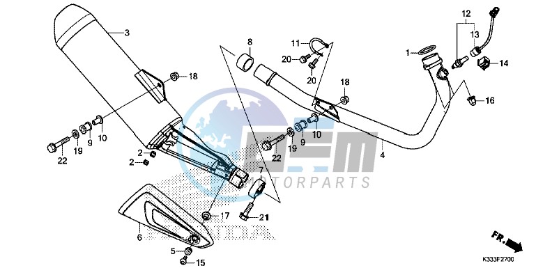 EXHAUST MUFFLER