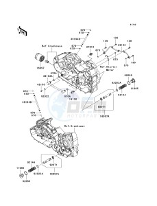 VN 1700 A [VULCAN 1700 VOYAGER] (9FA) A9FA drawing OIL FILTER