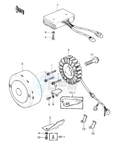 KZ 1300 A (A1-A3) drawing GENERATOR_REGULATOR