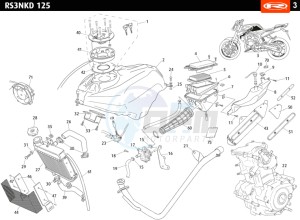 RS3-125-NACKED-BLACK drawing TANK - EXHAUST - RADIATOR