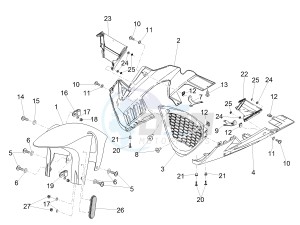 RSV4 1000 RR E4 ABS (NAFTA) drawing Front mudguard-Pillar