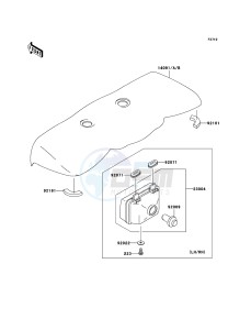 KVF360 KVF360B8F EU drawing Headlight(s)