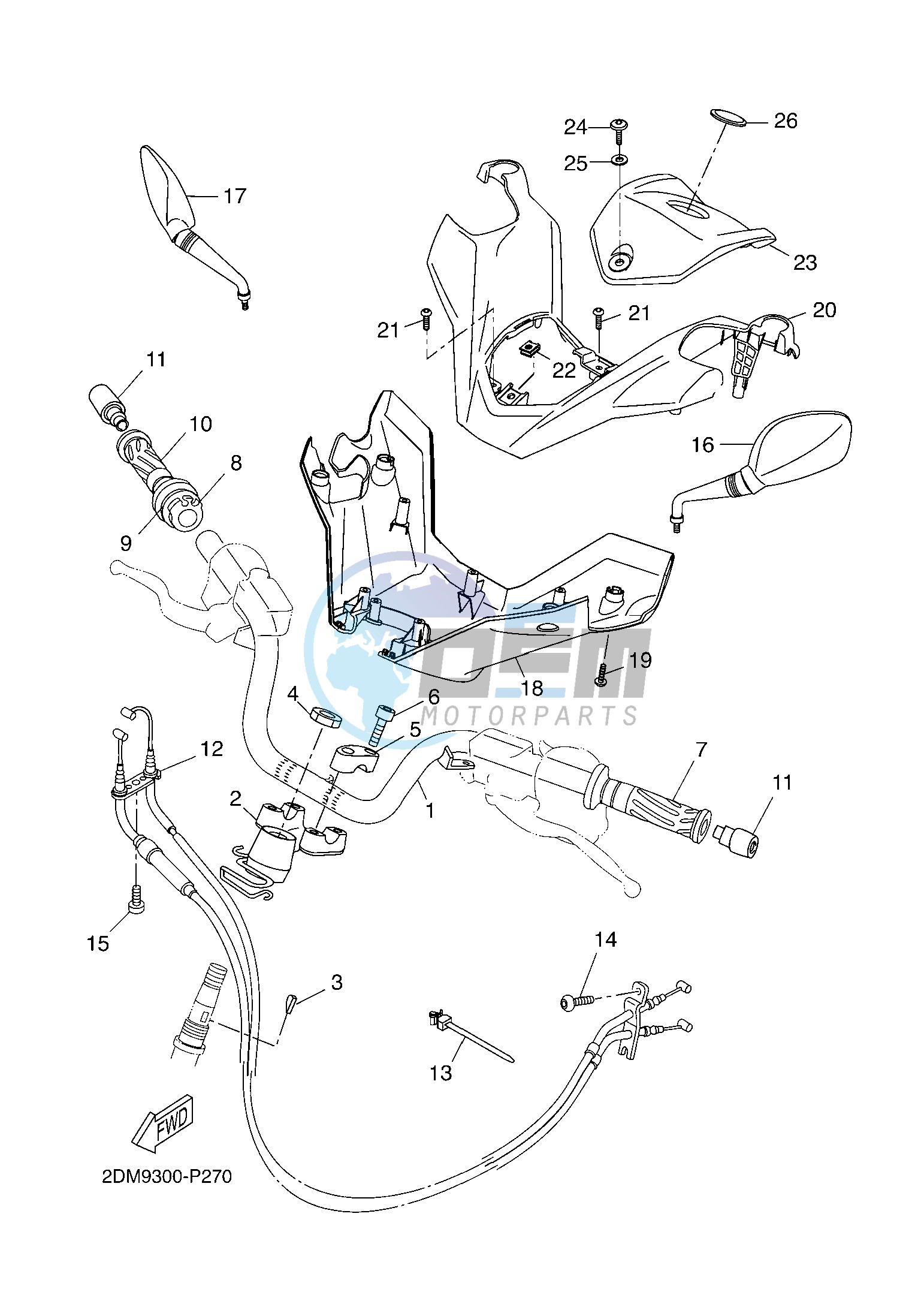 STEERING HANDLE & CABLE