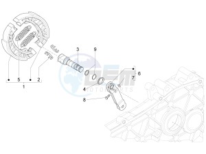 Primavera 50 4T-4V (EMEA) drawing Rear brake - Brake jaw