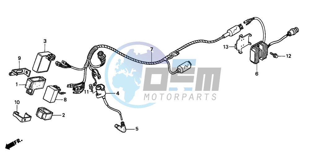 WIRE HARNESS (TRX300EX'01-'06)