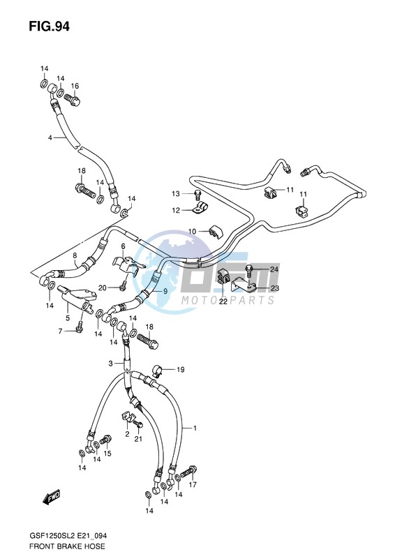 FRONT BRAKE HOSE