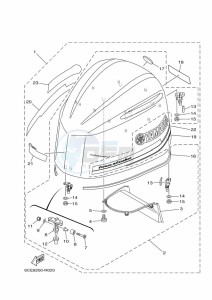 F300CETX drawing FAIRING-UPPER