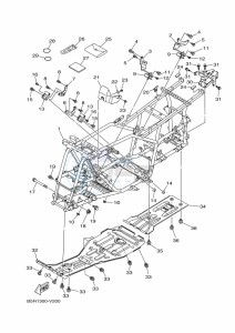 YFM450FWBD KODIAK 450 EPS (BEYB) drawing FRAME