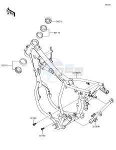 KX65 KX65AGF EU drawing Frame