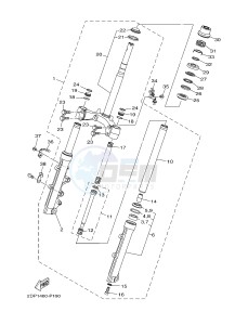 GPD125A GPD125-A NMAX125 (2DS1 2DS5) drawing STEERING