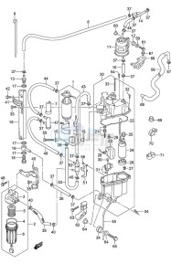 DF 300AP drawing Fuel Pump/Fuel Vapor Separator