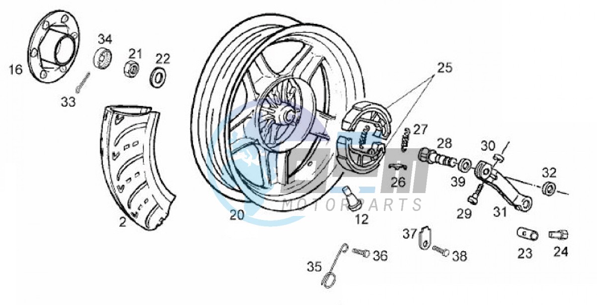 Rear wheel (Positions)