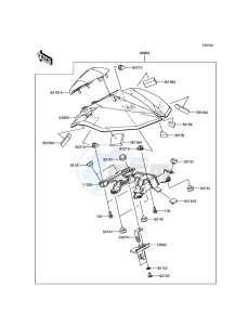 Z800 ABS ZR800FGF UF (UK FA) XX (EU ME A(FRICA) drawing Accessory(Single Seat Cover)